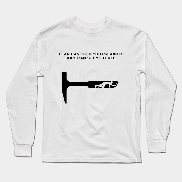 Shawshank Redemption - Minimalist Design Long Sleeve T-Shirt by olivergraham
